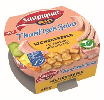 MSC Saupiquet Thunfisch Salat Kichererbsen 160g 