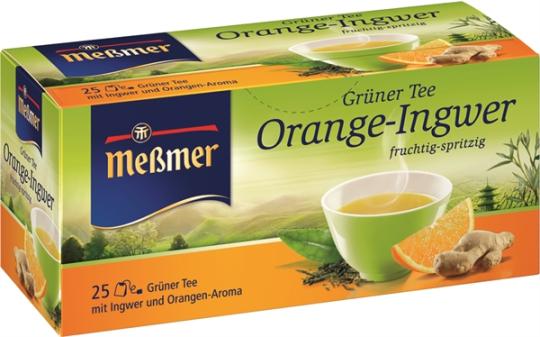 Meßmer Grüner Tee Orange-Ingwer 25ST 43,75g 