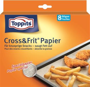 Toppits Cross+Frit Papier 8ST 