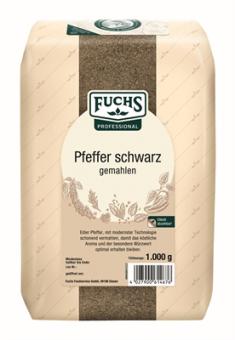 Fuchs Pfeffer schwarz gemahlen 1kg 