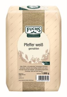 Fuchs Pfeffer weiß gemahlen 1kg 