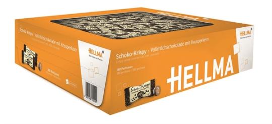 Hellma Schoko-Krispy aus Vollmilchschokolade 380ST 418g 