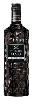 Three Sixty Vodka Black 42% 0,7l 