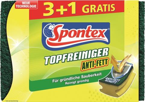 Spontex Topfreiniger Anti-Fett 3+1ST 
