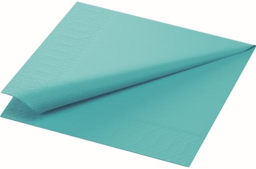 Duni Servietten mint blue 3-lagig 33x33cm 1/4Falz 250ST 