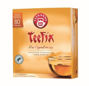 Teekanne Schwarztee Teefix Rainforest Alliance 80ST 140g 