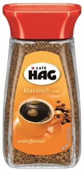 Cafe HAG löslicher Kaffee klassisch entkoffeiniert 100g 