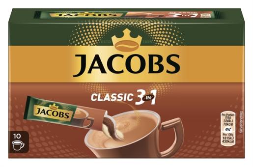 Jacobs Kaffee Instant Getränk 3in1 10ST 180g 