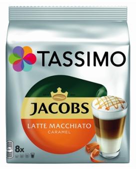 Tassimo Jacobs Kapseln Latte Macciato Caramel 8+8ST 268g 