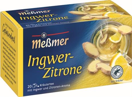 Meßmer Ingwer-Zitrone Tee 20ST 40g 