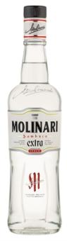 Molinari Sambuca Extra Liqueur 40% 6x0,7l+Glas 