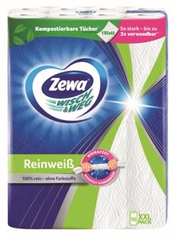 Zewa Wisch+Weg reinweiß 16x45BL 