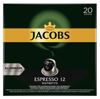 Jacobs Espresso Kapseln 12 Ristretto 20ST 104g 