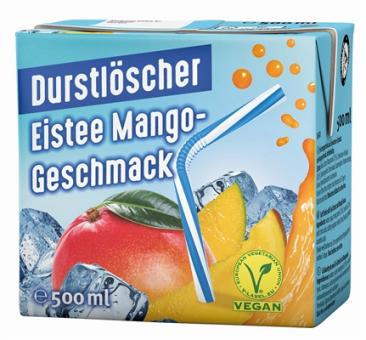 Durstlöscher Eistee Mango 0,5l EW 