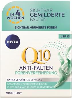 Nivea Q10 Power Anti-Falten Porenverfeinernde Tagespflege LSF15 50ml 