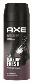 Axe Deo Bodyspray Black Night ohne Aluminiumsalze 150ml 