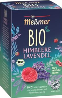 Bio Meßmer Tee Himbeere Lavendel 20ST 50g 