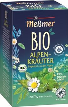 Bio Meßmer Tee Alpenkräuter 20ST 40g 
