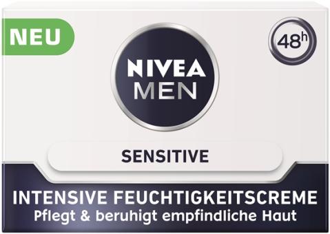 Nivea For Men Feuchtigkeitscreme Sensitive Intensive 50ml 