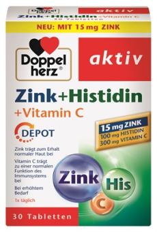 Doppelherz Zink+Histidin Depot 30Tabletten 32,1g 
