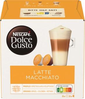 Nescafe Dolce Gusto Kapseln Latte Macchiato 8+8ST 183,2g 