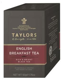 Taylors of Harrogate English Breakfast Tea 20ST 50g 