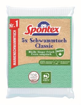 Spontex Schwammtuch Classic PEFC 5ST 