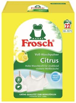 Frosch Voll-Waschpulver Citrus 1,45kg 22WL 