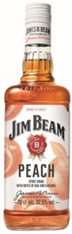Jim Beam Peach Likör mit Kentucky Straight Bourbon Whiskey 32,5% 0,7l 