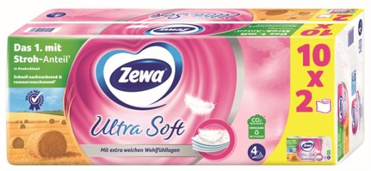 Zewa Ultra Soft Toilettenpapier 4-lagig 2x150BL 