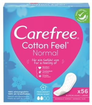 Carefree Cotton Feel Normal Frischeduft 56ST 