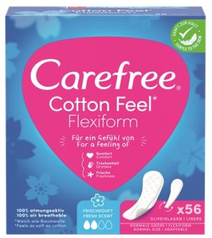 Carefree Cotton Feel Flexiform Frischeduft 56ST 