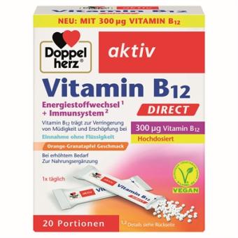 Doppelherz Vitamin B12 Direct 20Portionen 16g 