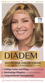 Diadem Pflege-Color-Creme 3in1 715 mittel blond 