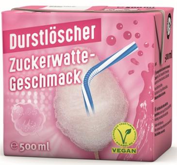 Durstlöscher Zuckerwatte 0,5l EW 