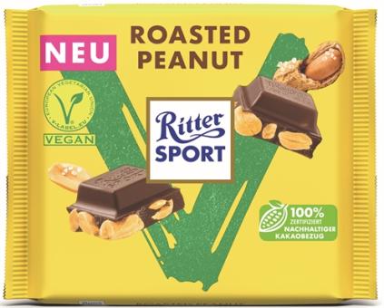 Ritter Sport Roasted Peanut Tafel vegan 100g 