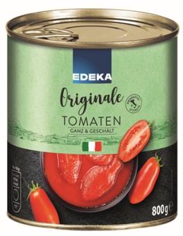 EDEKA Originale Tomaten ganz und geschält in Tomatensaft 800g 