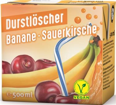 Durstlöscher Banane-Kirsch 0,5l EW 