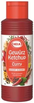 Hela Gewürz Ketchup Curry leicht scharf 300ml 