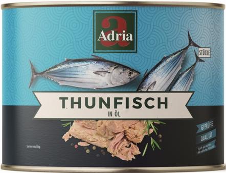 Adria Thunfisch Chunks in Sonnenblumenöl 1705g 