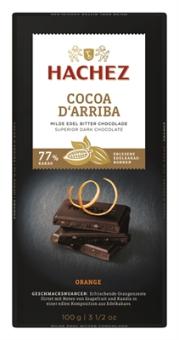 Hachez Cocoa D'Arriba Orange 100g 