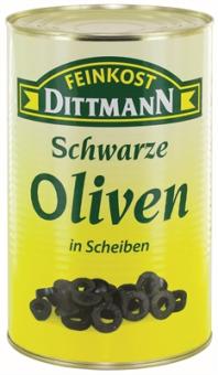 Feinkost Dittmann Oliven Schwarz in Scheiben 4400g 