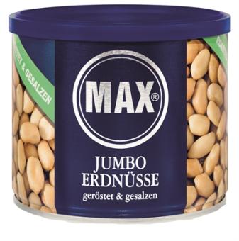 MAX Jumbo Erdnüsse geröstet+gesalzen 300g 