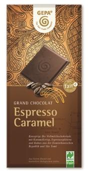 Bio Gepa Grand Chocolat Espresso Caramel 100g 