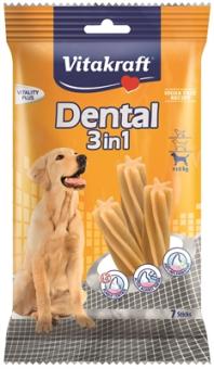 Vitakraft Dental 3in1 medium für Hunde ab 10kg 7ST 180g 