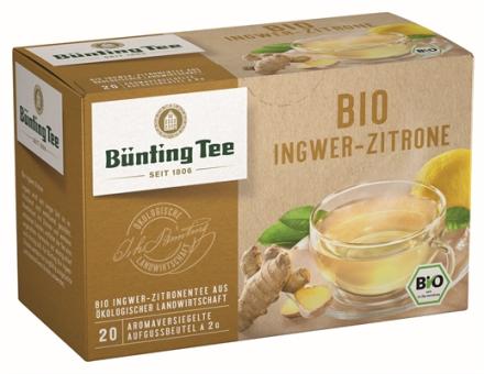 Bio Bünting Ingwer-Zitrone Tee 20ST 40g 