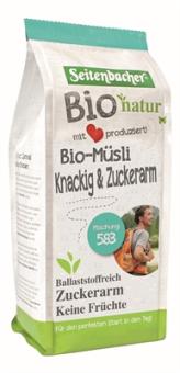 Bio Seitenbacher Müsli Knackig+zuckerarm 500g 