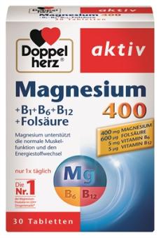 Doppelherz Magnesium 400 30Tabletten 38,1g 