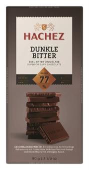 Hachez Tafel Dunkle Bitter 77% 90g 